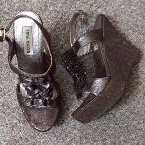 Steve madden wedges size 6 m